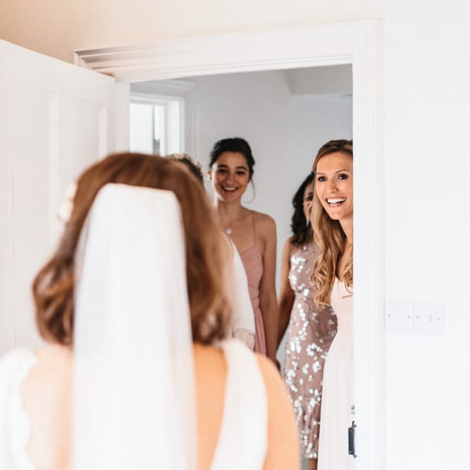 Rime Arodaky Bride For A Rustic Wild Flower Filled Wedding at Anran Devon With Mismatched Bridesmaids Dresses & Images From A Thing Like That Photography