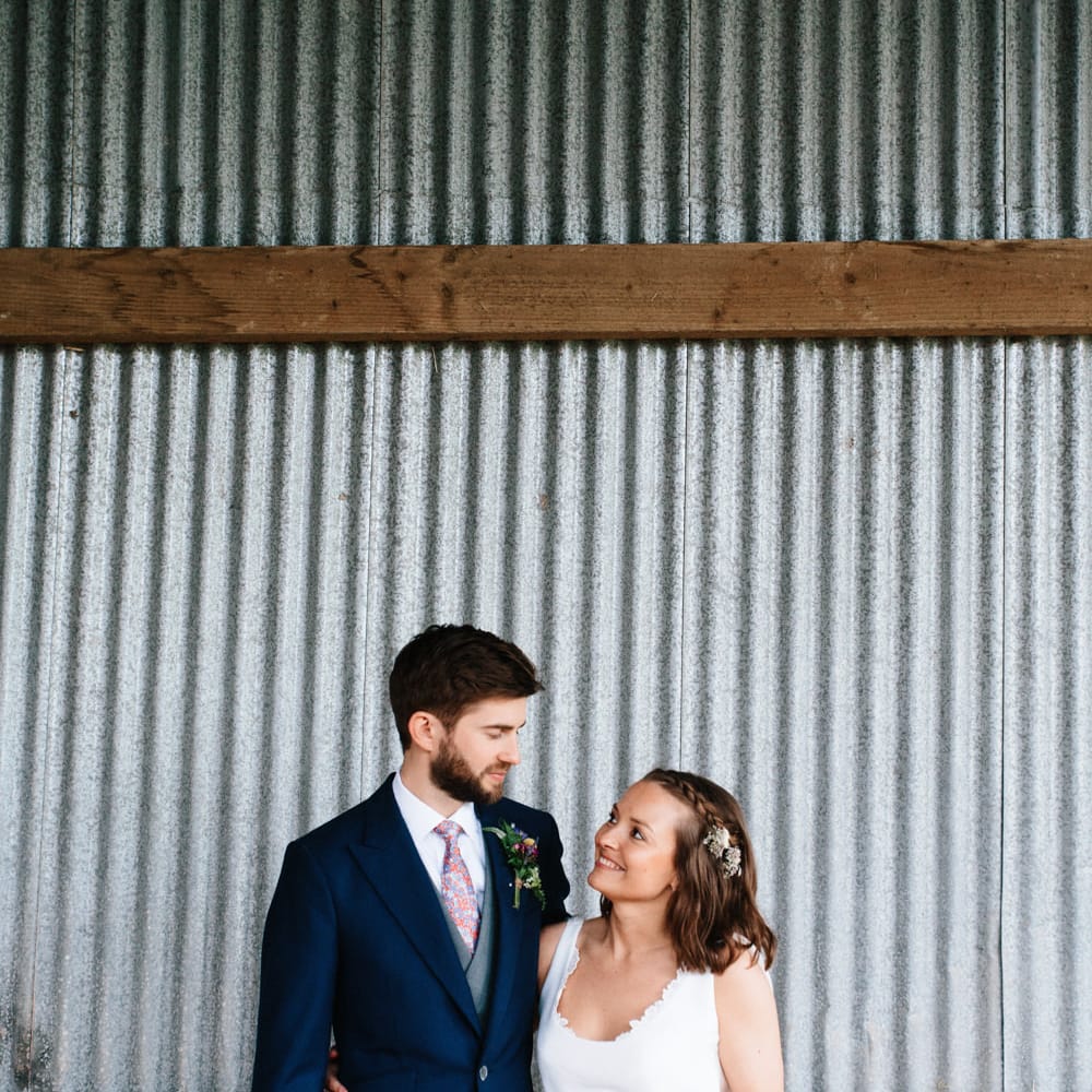 Rime Arodaky Bride For A Rustic Wild Flower Filled Wedding at Anran Devon With Mismatched Bridesmaids Dresses & Images From A Thing Like That Photography