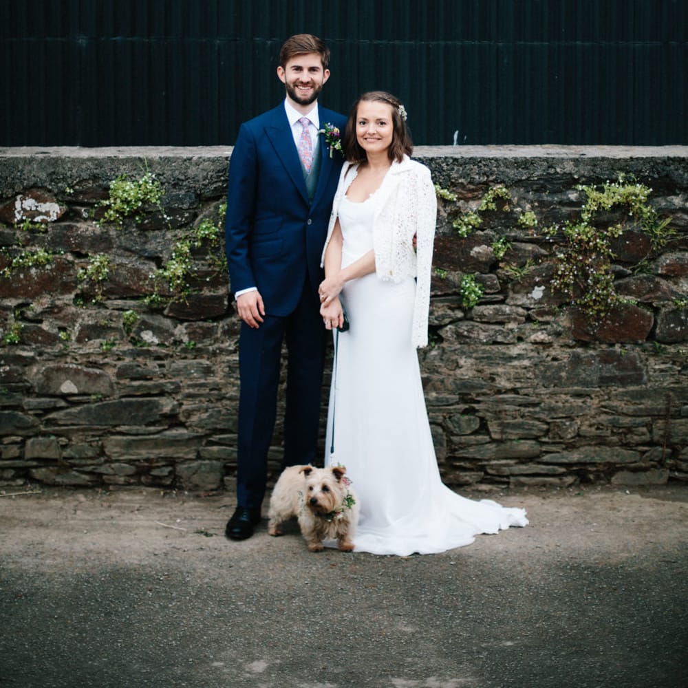 Rime Arodaky Bride For A Rustic Wild Flower Filled Wedding at Anran Devon With Mismatched Bridesmaids Dresses & Images From A Thing Like That Photography