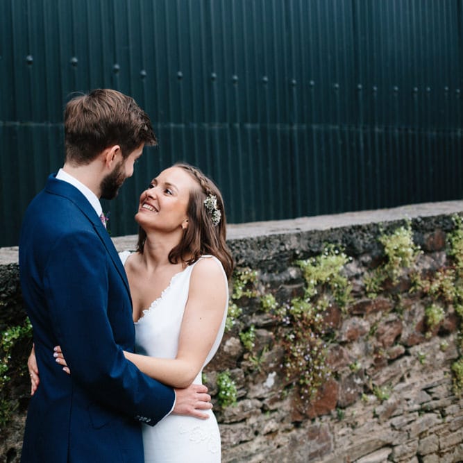 Rime Arodaky Bride For A Rustic Wild Flower Filled Wedding at Anran Devon With Mismatched Bridesmaids Dresses & Images From A Thing Like That Photography