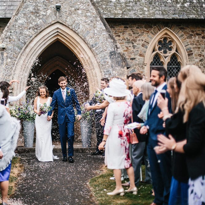 Rime Arodaky Bride For A Rustic Wild Flower Filled Wedding at Anran Devon With Mismatched Bridesmaids Dresses & Images From A Thing Like That Photography