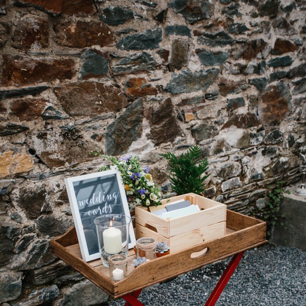 Rime Arodaky Bride For A Rustic Wild Flower Filled Wedding at Anran Devon With Mismatched Bridesmaids Dresses & Images From A Thing Like That Photography