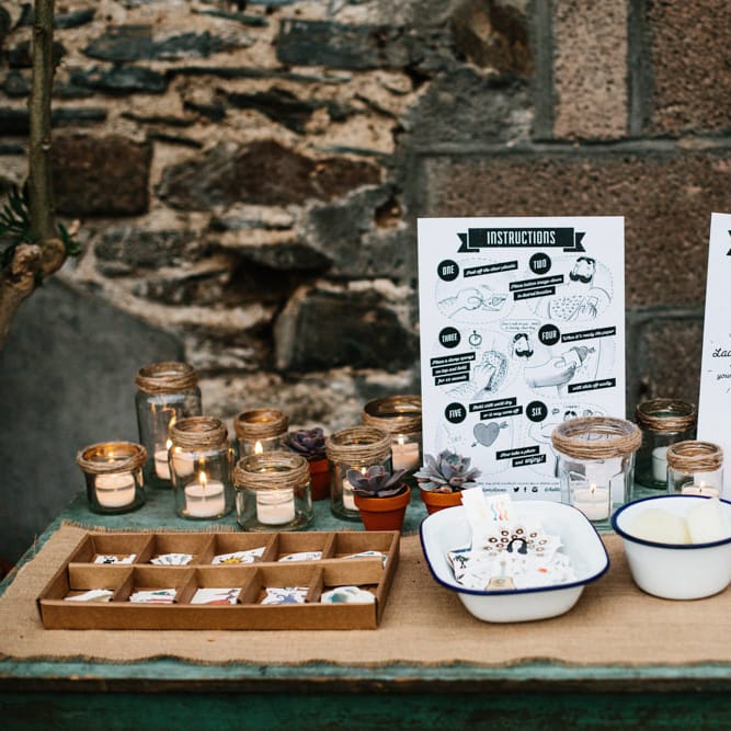 Rime Arodaky Bride For A Rustic Wild Flower Filled Wedding at Anran Devon With Mismatched Bridesmaids Dresses & Images From A Thing Like That Photography