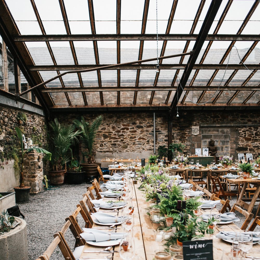 Rime Arodaky Bride For A Rustic Wild Flower Filled Wedding at Anran Devon With Mismatched Bridesmaids Dresses & Images From A Thing Like That Photography