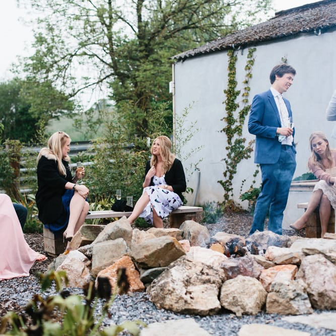 Rime Arodaky Bride For A Rustic Wild Flower Filled Wedding at Anran Devon With Mismatched Bridesmaids Dresses & Images From A Thing Like That Photography