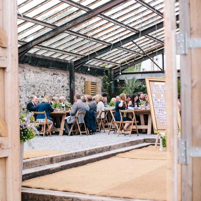 Rime Arodaky Bride For A Rustic Wild Flower Filled Wedding at Anran Devon With Mismatched Bridesmaids Dresses & Images From A Thing Like That Photography