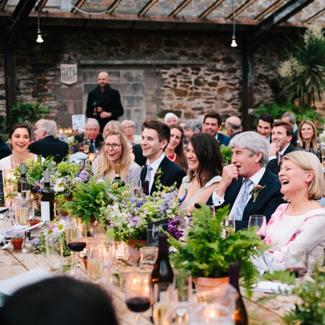 Rime Arodaky Bride For A Rustic Wild Flower Filled Wedding at Anran Devon With Mismatched Bridesmaids Dresses & Images From A Thing Like That Photography