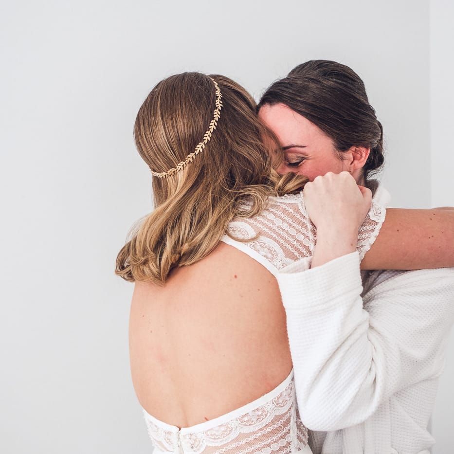 Bridal Preparations | Bride in Watters Lenora Gown from Agape Bridal | Contemporary City Wedding at People's History Museum & Hope Mill Theatre, Manchester Planned by Alternative Weddings MCR | Babb Photography