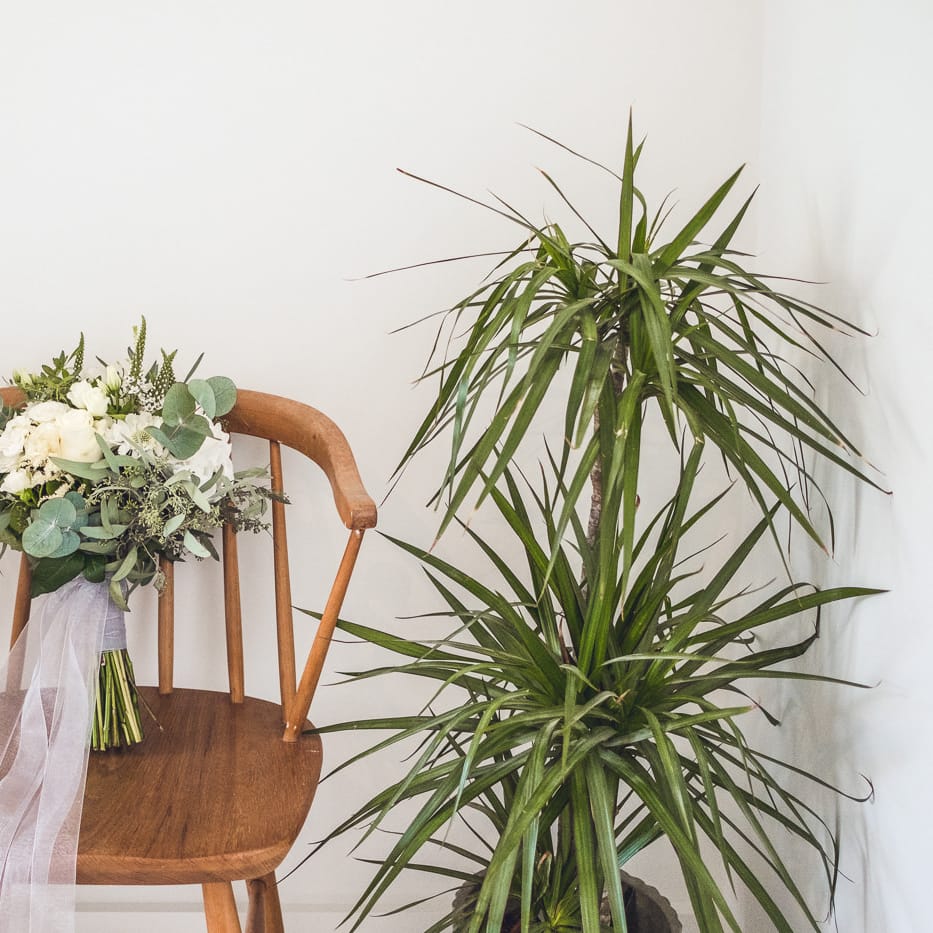 White & Green Wedding Bouquet | Contemporary City Wedding at People's History Museum & Hope Mill Theatre, Manchester Planned by Alternative Weddings MCR | Babb Photography