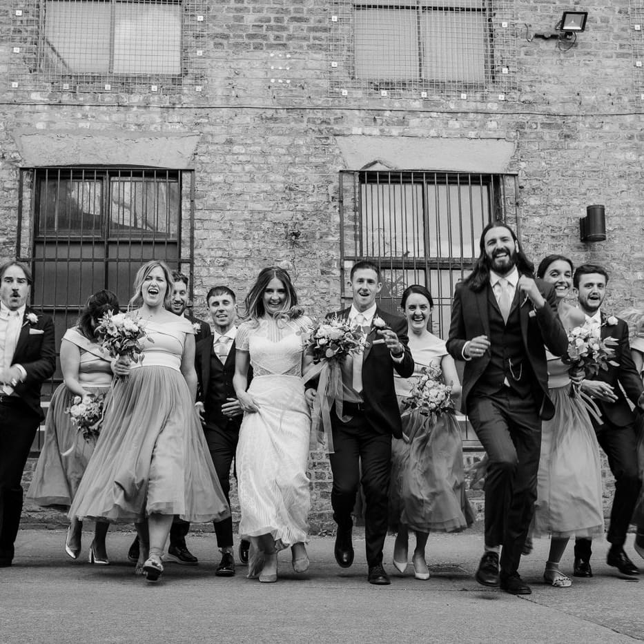 Wedding Party | Contemporary City Wedding at People's History Museum & Hope Mill Theatre, Manchester Planned by Alternative Weddings MCR | Babb Photography