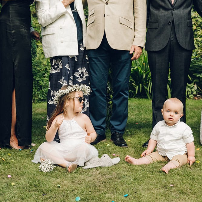 Cute Little Ones at Wedding