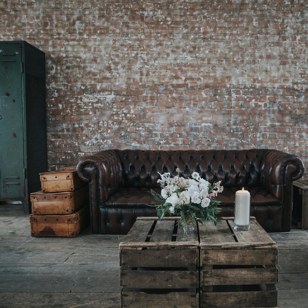 Seating Area Industrial Wedding In London