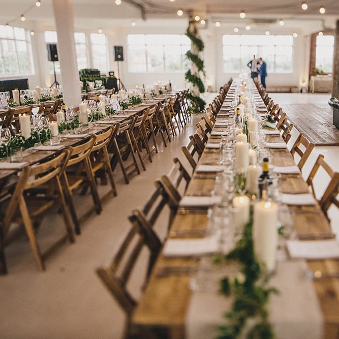 Industrial Wedding Decor