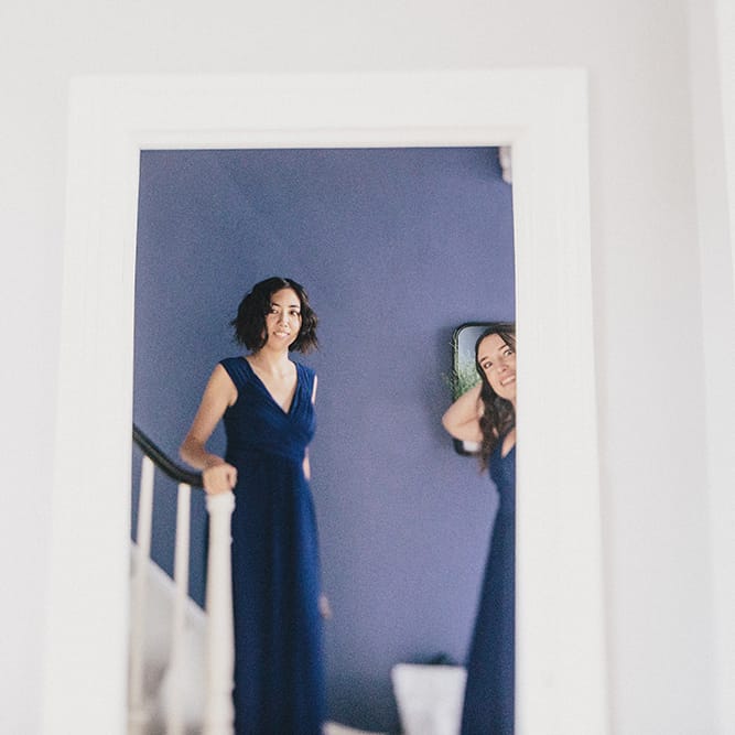 Bridesmaids In Navy Phase Eight Dresses