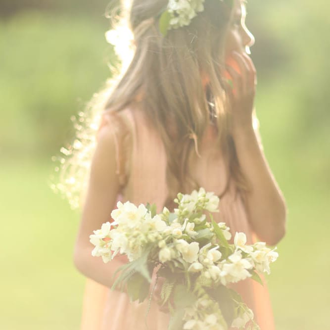 Flower Girl in Wild & Gorgeous Dress