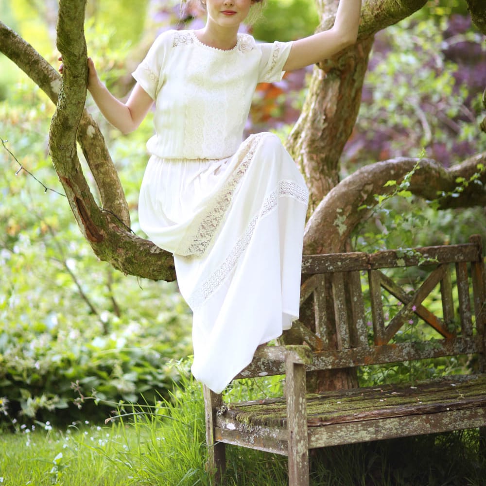 Bride in Minna Wedding Dress