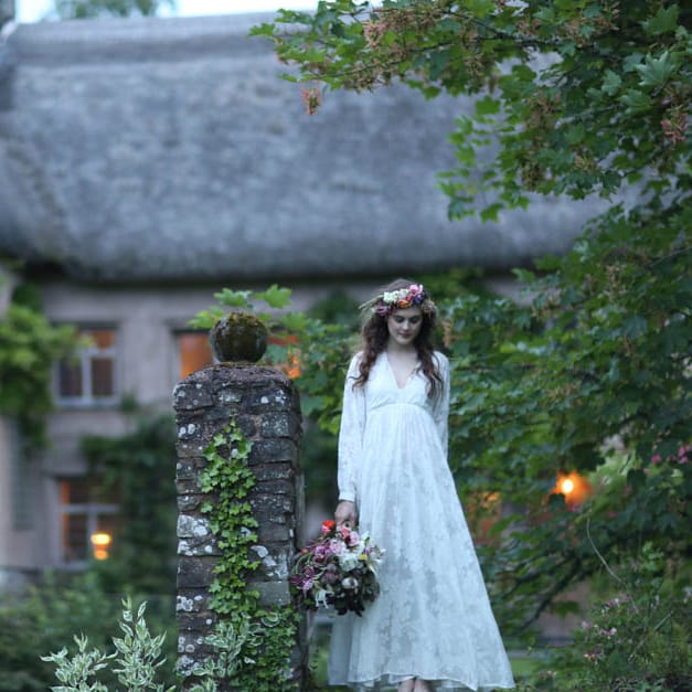 Thatch Farm House at Magical Outdoor Dining at Hayne Devon Boutique Wedding Venue