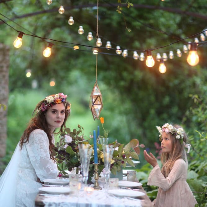 Magical Outdoor Dining at Hayne Devon Boutique Wedding Venue