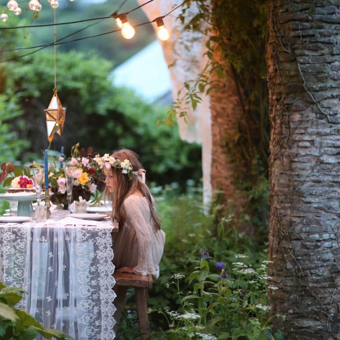 Magical Outdoor Dining at Hayne Devon Boutique Wedding Venue