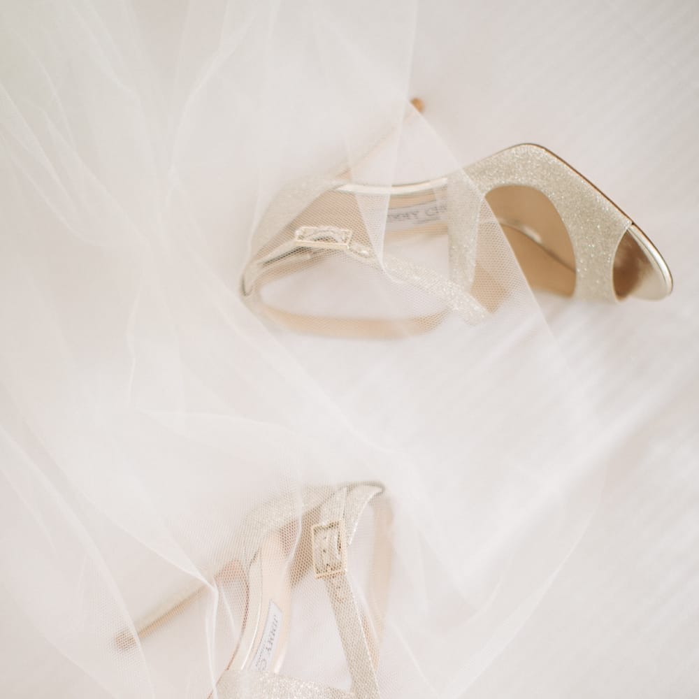 Jimmy Choo Shoes | Elegant, Pastel Wedding at Hedsor House, Buckinghamshire | M & J Photography | Shoot It Yourself Films