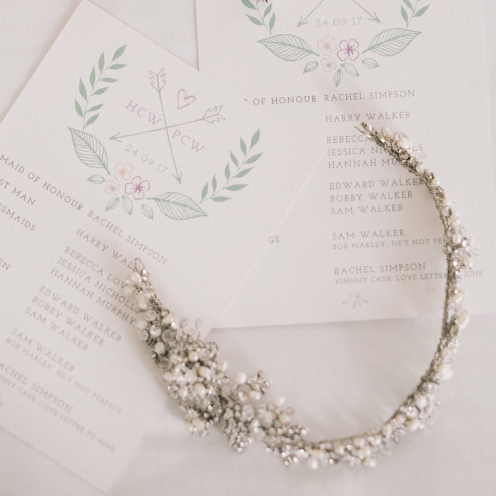 Ivory & Co Hair Vine | Elegant, Pastel Wedding at Hedsor House, Buckinghamshire | M & J Photography | Shoot It Yourself Films