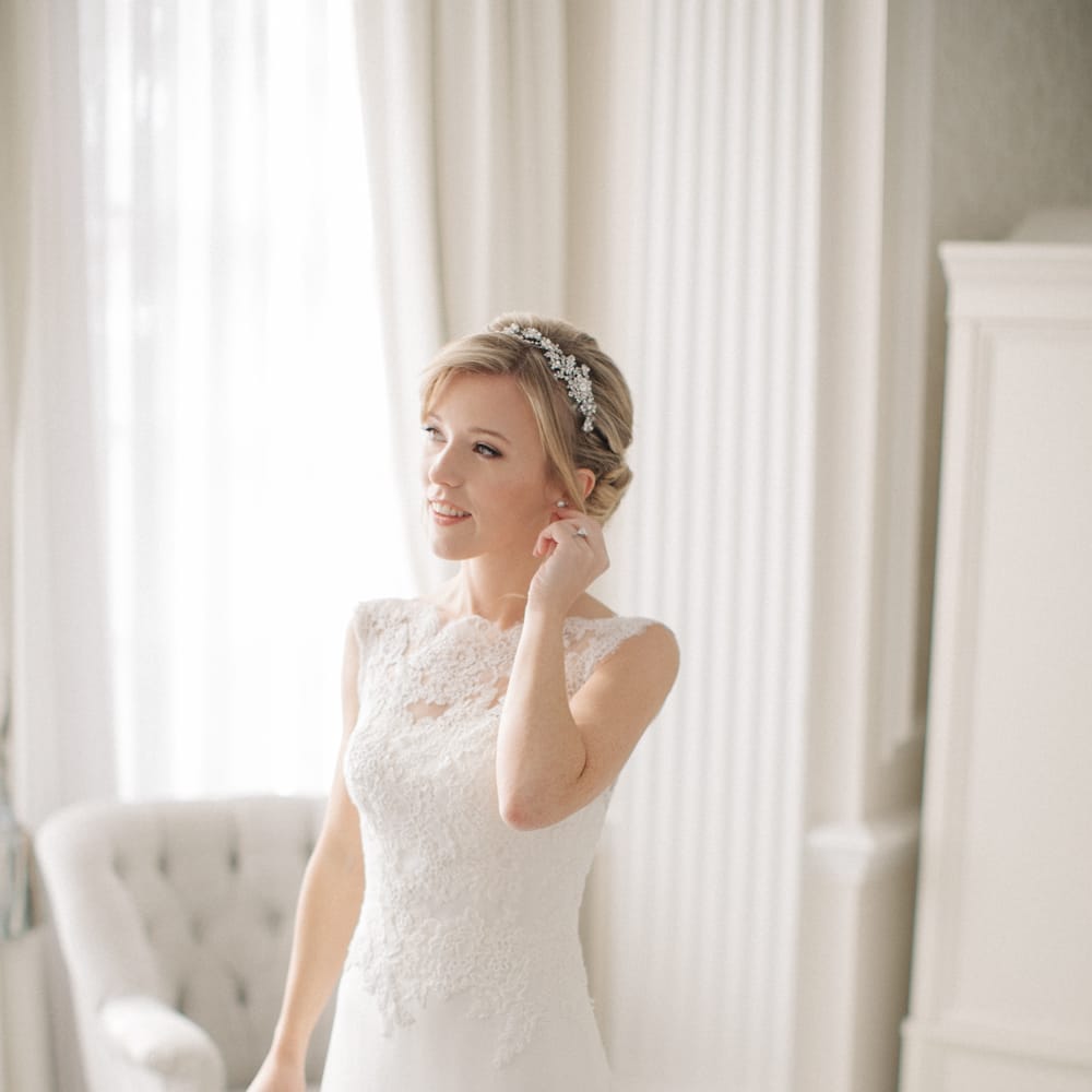 Beautiful Bride in Pronovias Gown | Elegant, Pastel Wedding at Hedsor House, Buckinghamshire | M & J Photography | Shoot It Yourself Films