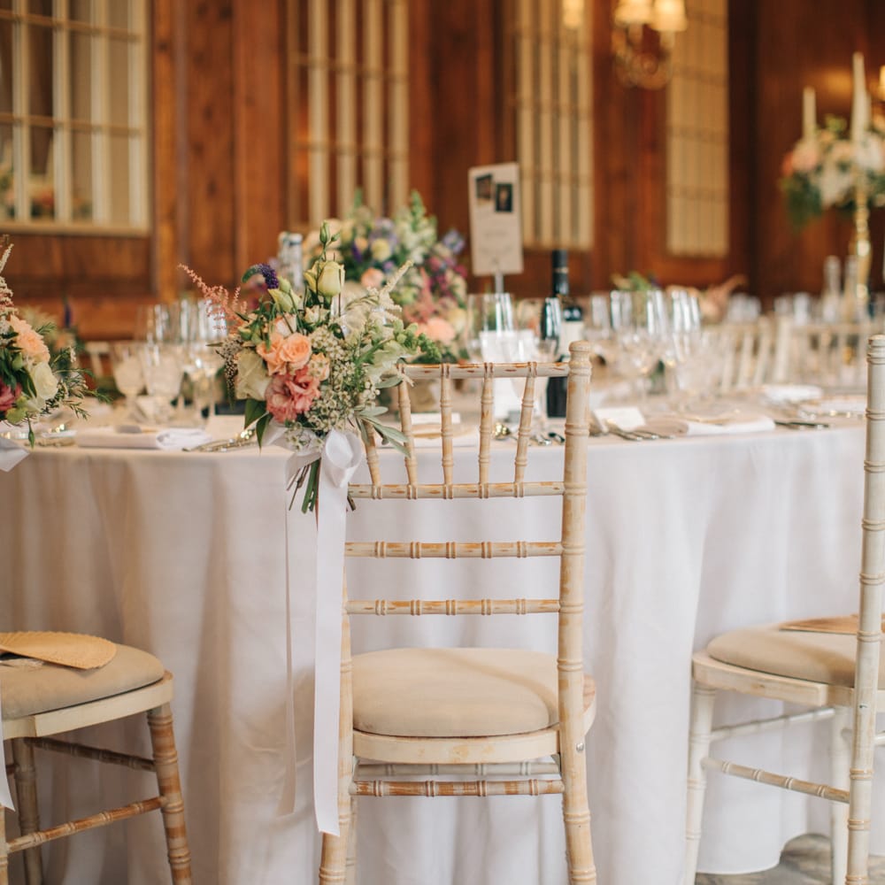 Reception Decor | Elegant, Pastel Wedding at Hedsor House, Buckinghamshire | M & J Photography | Shoot It Yourself Films