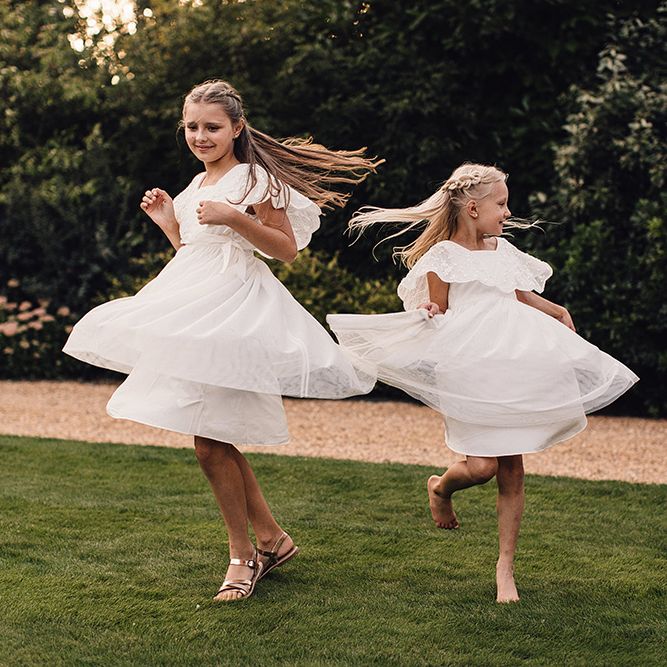Flower Girls in Monsoon Dresses