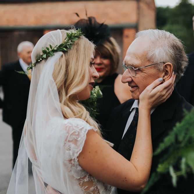 Bride in Watters by Wtoo Gown | Classic Wedding at Yeldersley Hall in Derbyshire | Luis Calow Photography