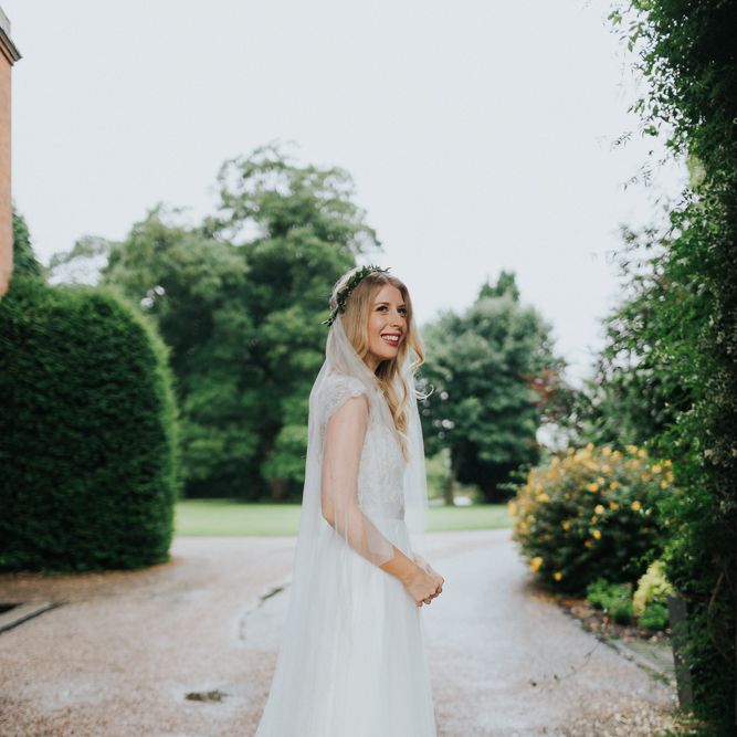 Bride in Watters by Wtoo Gown | Classic Wedding at Yeldersley Hall in Derbyshire | Luis Calow Photography