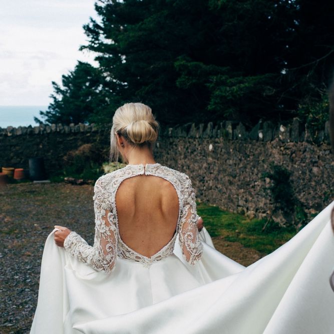 Backless Emma Beaumont Wedding Dress