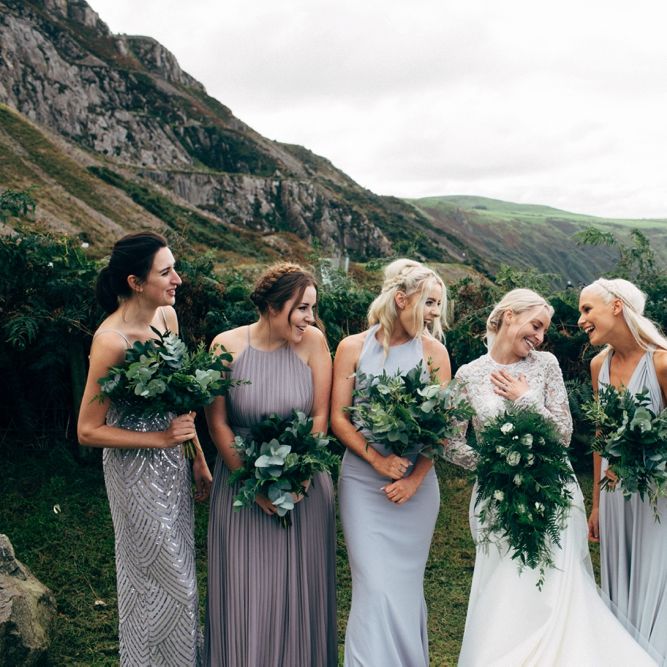Green Foliage Wedding Bouquets