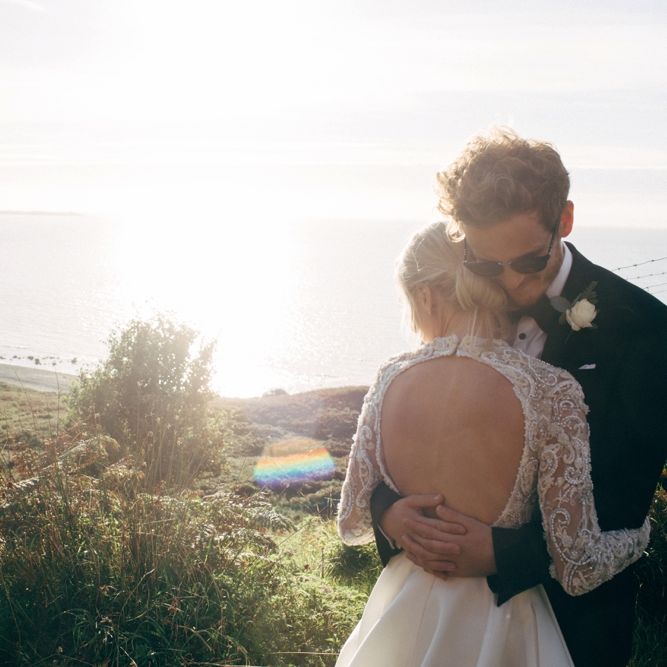 Bride & Groom Sunset Portrait