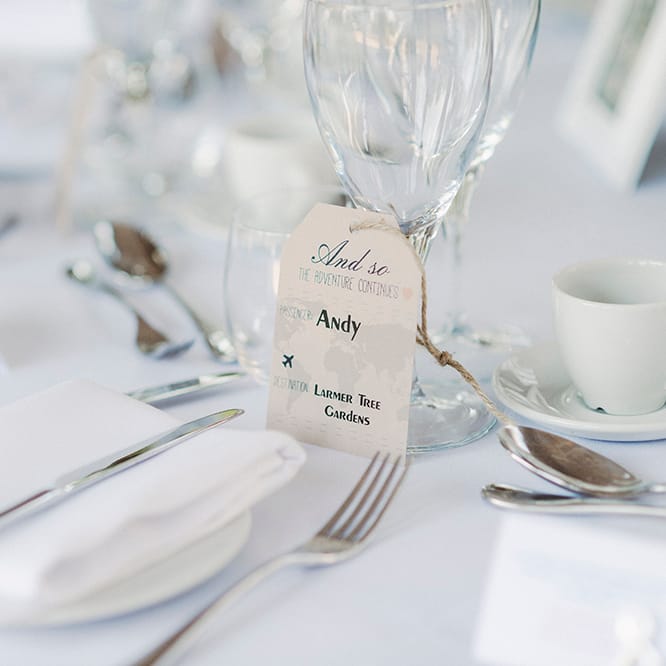 Travel Themed Wedding Decor