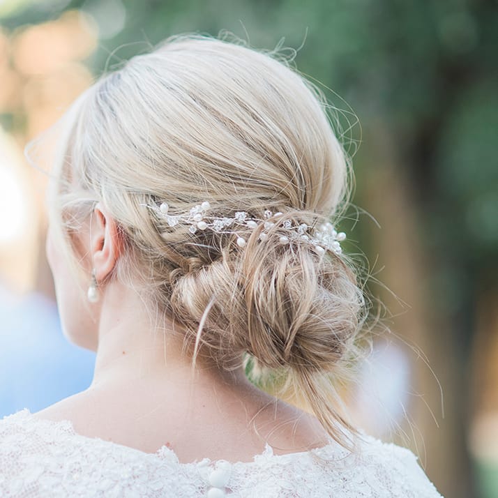 Relaxed Up Do For Wedding Ceremony
