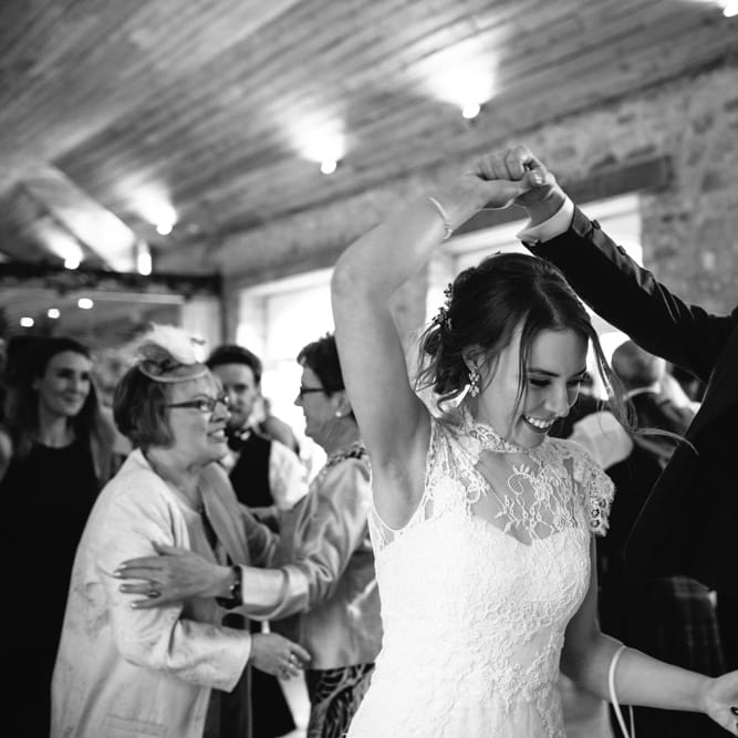 Foliage Filled Wedding At Colstoun East Lothian With Polytunnel Ceremony And Bridesmaids In Dusky Pink & Images From Caro Weiss Photography