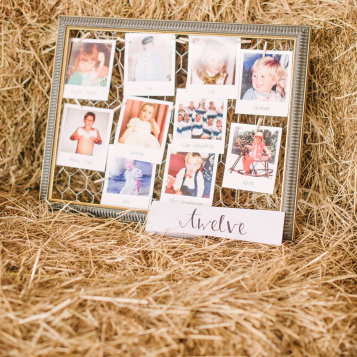 Hay Bale & Baby Pictures Table Plan