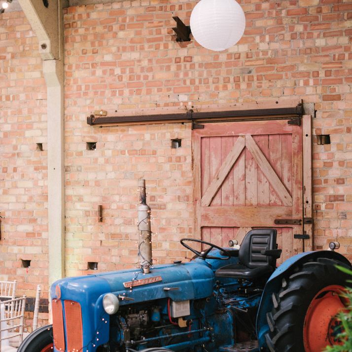 Tractor Rustic Wedding Decor