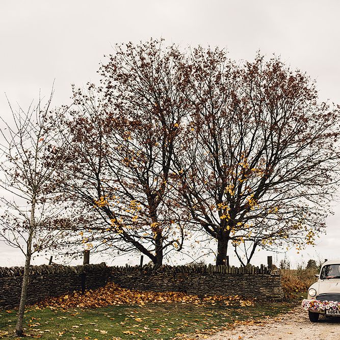 Stylish Autumnal Wedding At Stone Barn Cotwolds With Bride In Jesus Peiro