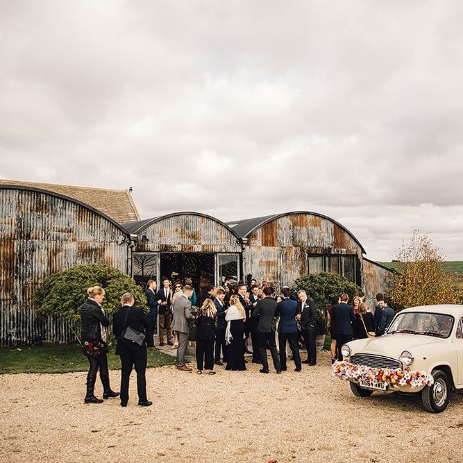 Stylish Autumnal Wedding At Stone Barn Cotwolds With Bride In Jesus Peiro