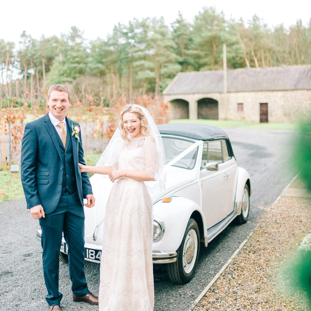 Healey Barn Winter Wedding With Bridesmaids In Navy With Bright Florals & Gold Accents With Images By Sarah Jane Ethan Photography