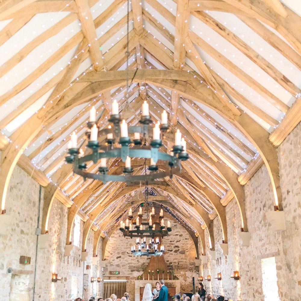 Healey Barn Winter Wedding With Bridesmaids In Navy With Bright Florals & Gold Accents With Images By Sarah Jane Ethan Photography