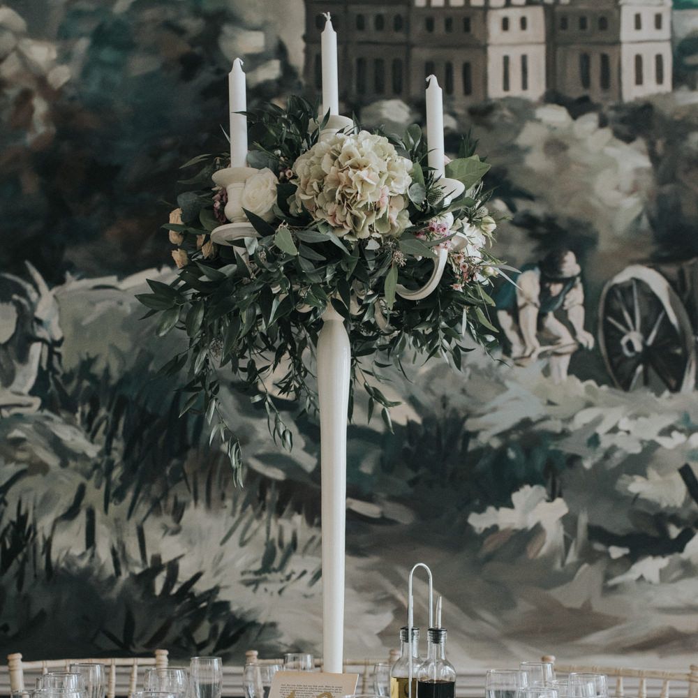 Elegant Candelabra Centrepiece