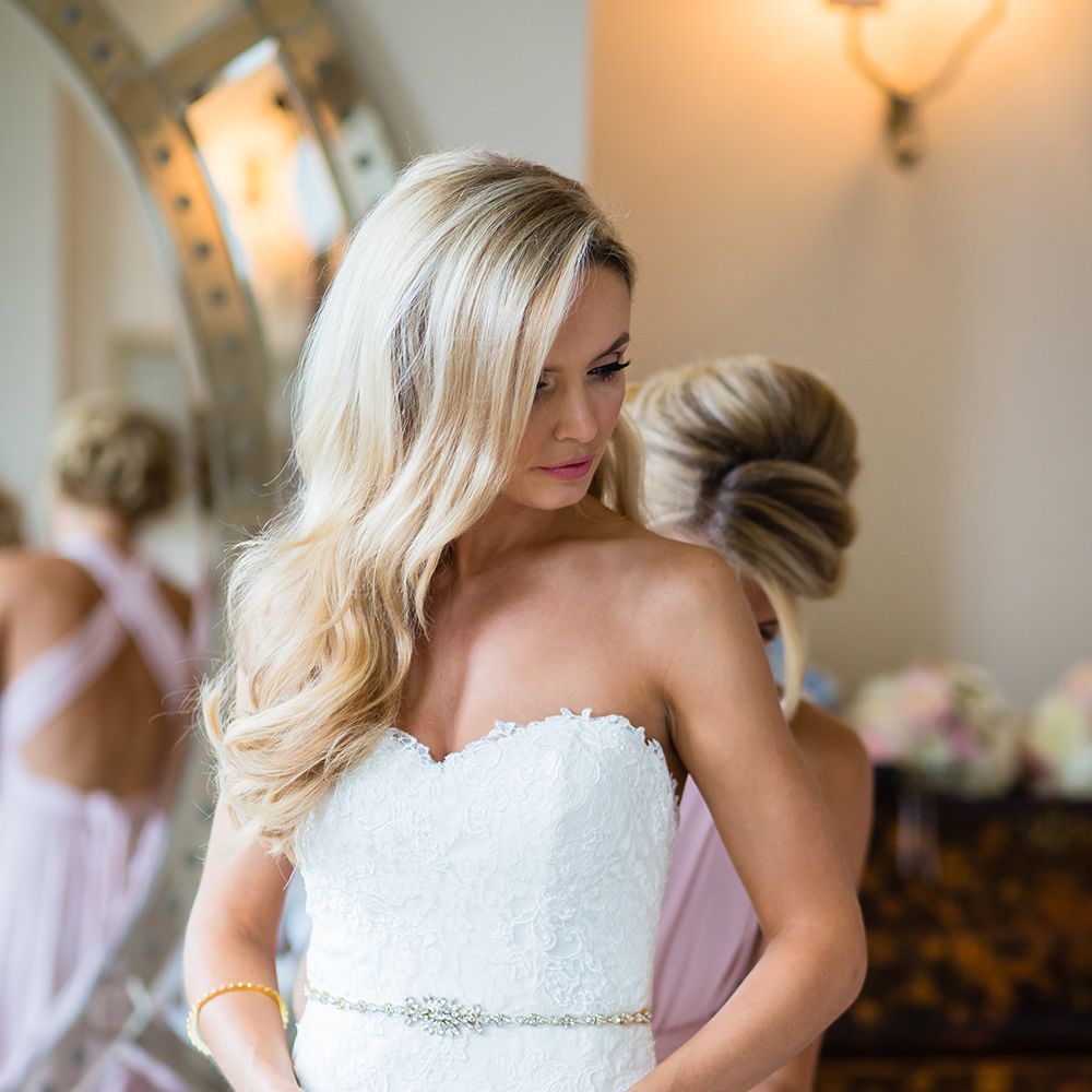 Elegant Bride in Pronovias Wedding Dr