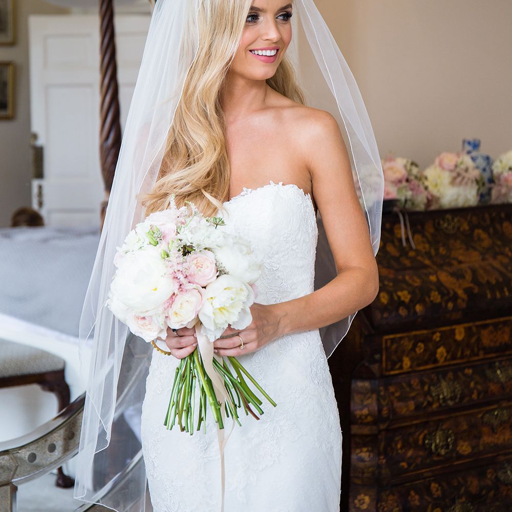 Elegant Bride in Pronovias Wedding Dress