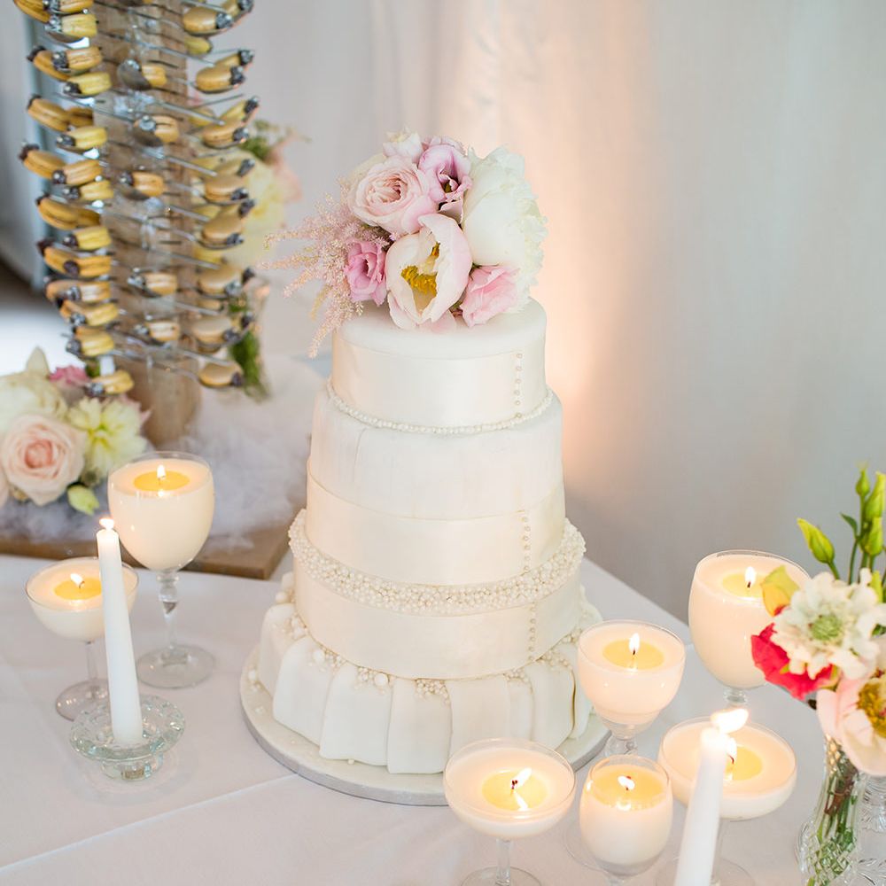 Wedding Cake & Candles