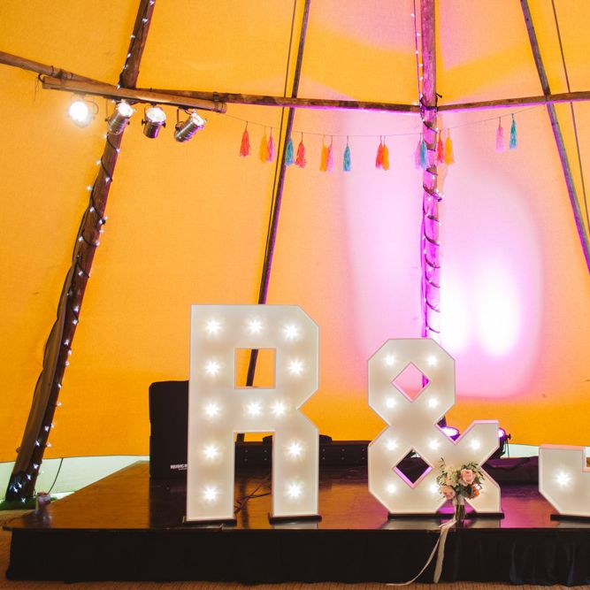 Giant Light Up Letters