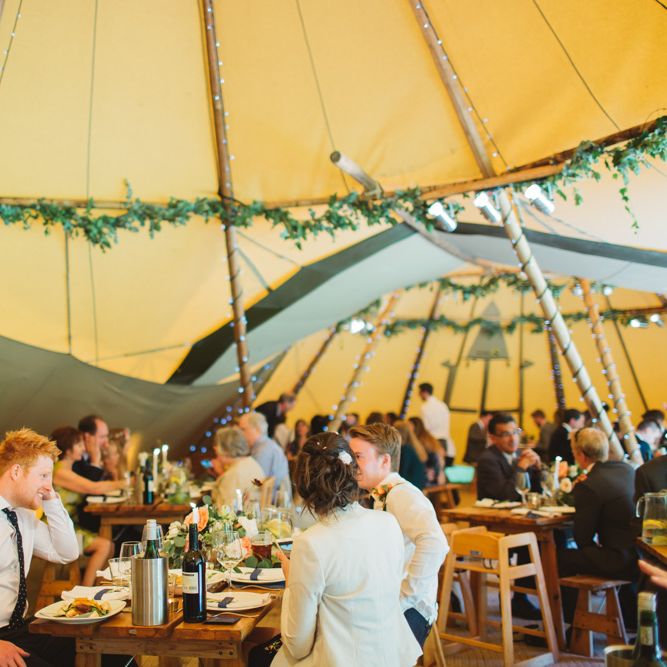 Rustic Tipi Reception