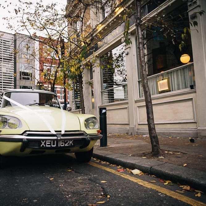 Vintage Citroen Wedding Car
