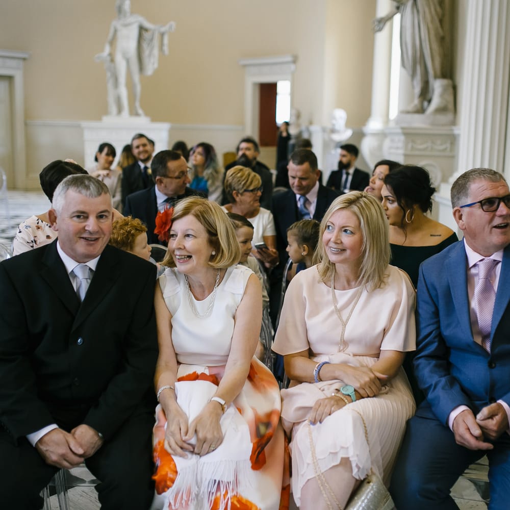 Wedding Guests | Monochrome Wedding at Syon Park London | Chris Barber Photography | Second Shooter Beatrici Photography